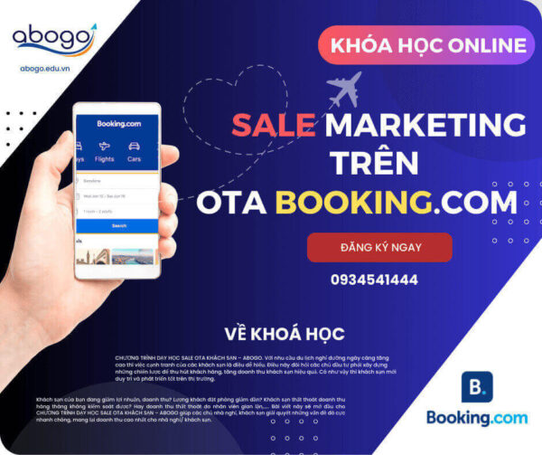 khoá học bán phòng trên Booking