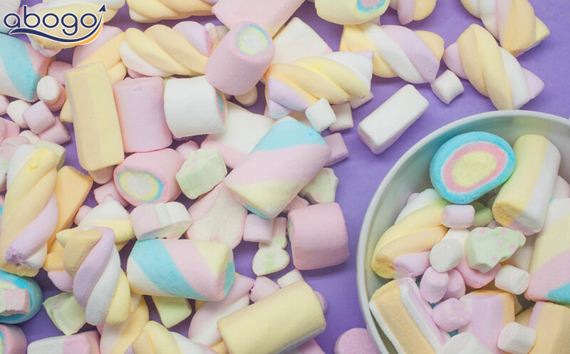 Kẹo dẻo Marshmallow nhiều màu
