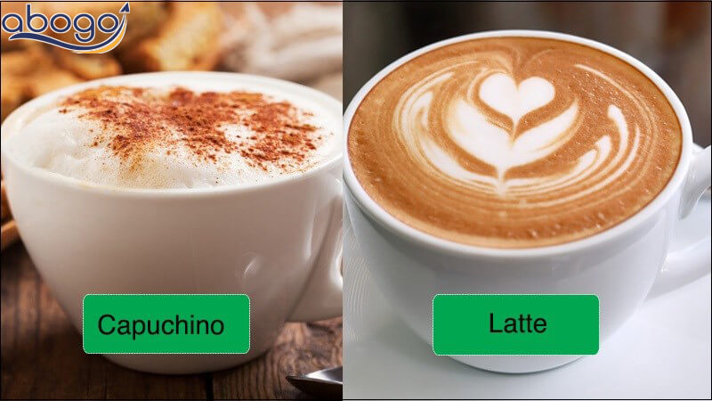 Latte có lớp bọt mỏng hơn so với Cappuccino